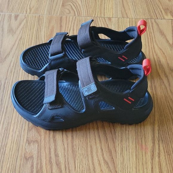 THE NORTH FACE Hedgehog sandals men\' size 8 color black and red main image 7